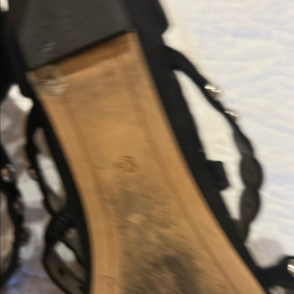 Sam Edelman Black Dustee Gladiator Sandals with Studded Straps. Size 8.5 - Picture 9 of 14